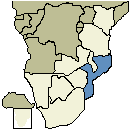 Map of Mozambique