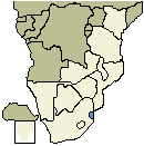 Map of Zimbabwe