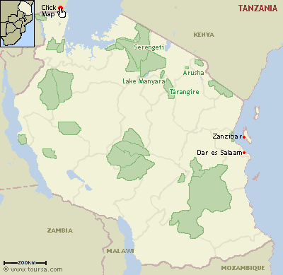 Map of Tanzania